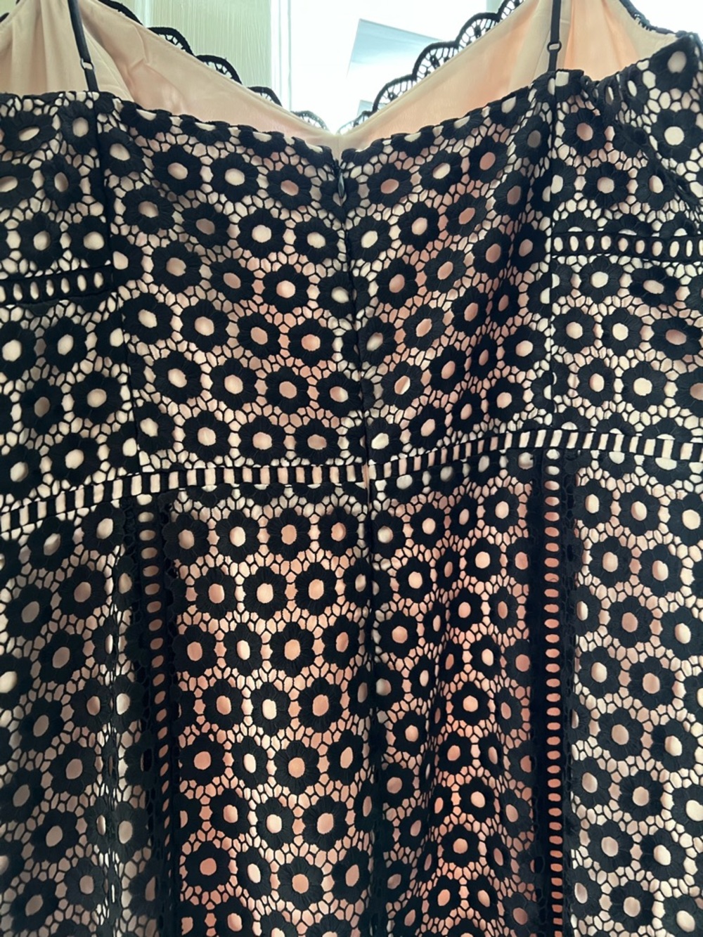J. Crew Black Daisy Lace Fit-and-Flare Dress - Picture 11 of 11